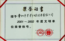 Certificates of Honour