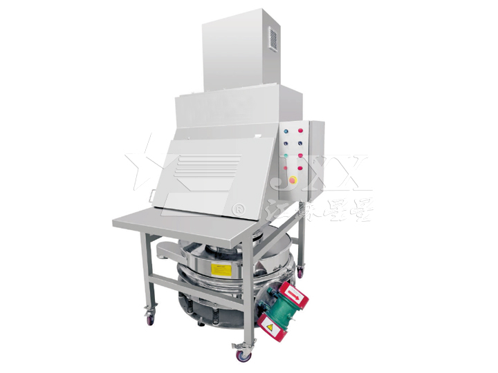 Dust-free feeding station