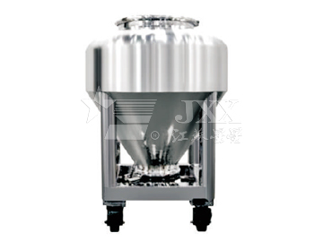 Round transfer hopper