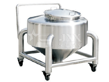 Round tablet hopper