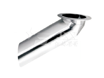 Coating machine feeding pipe
